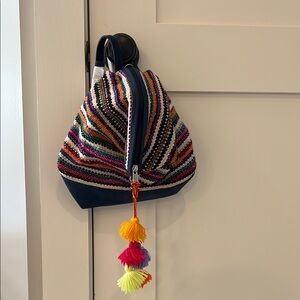 Colorful Striped Women's Bag